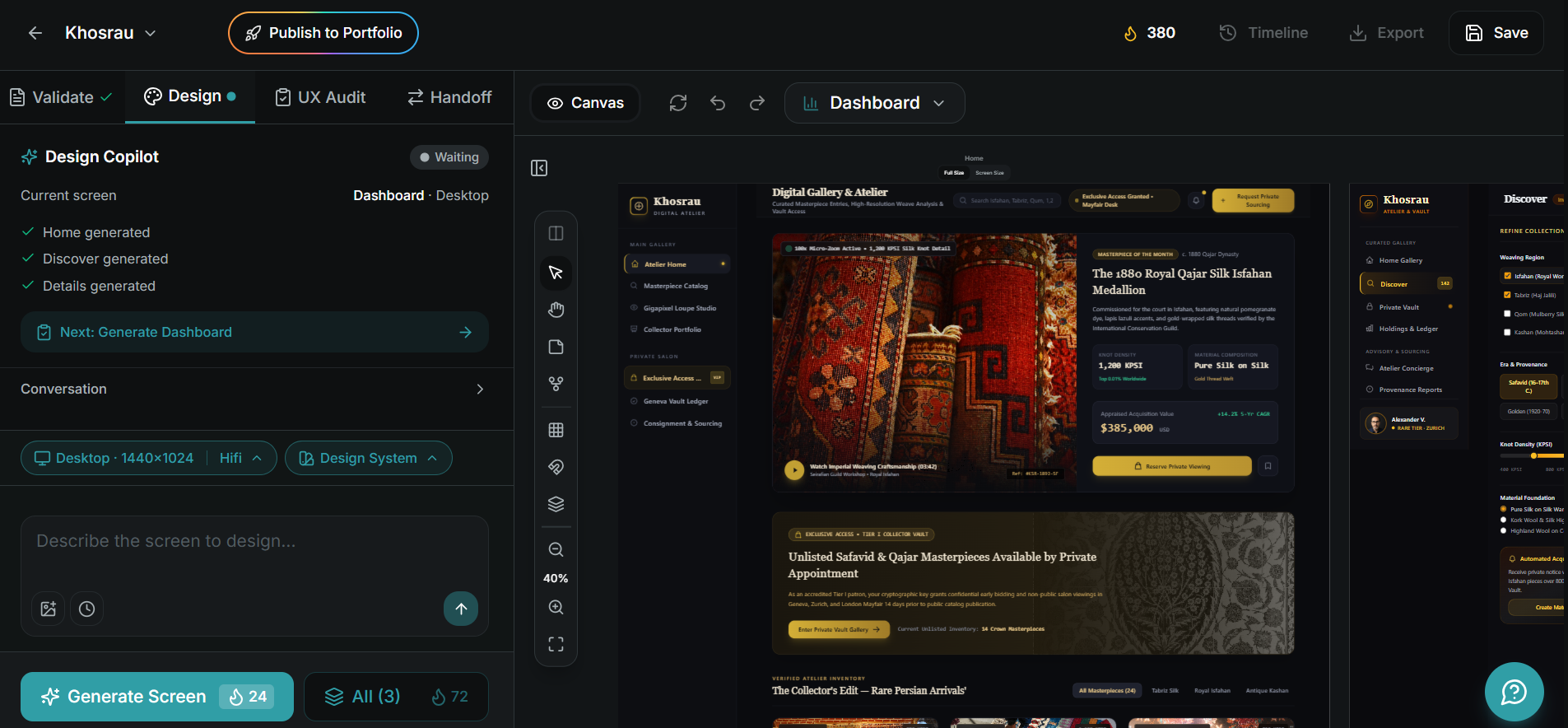 Platform Stack Visual Fleck AI | AI Product Design Platform & Design Agent