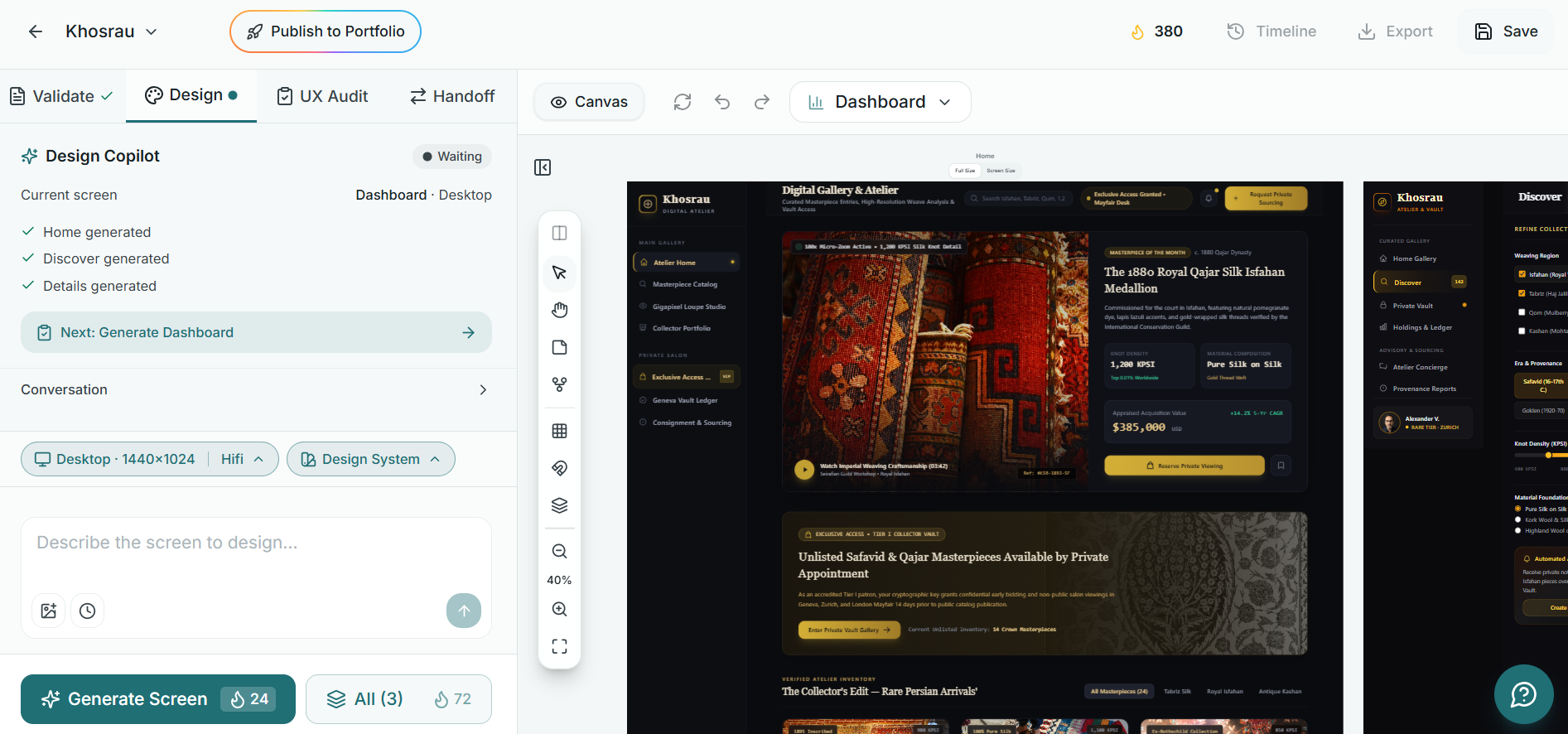 Platform Stack Visual Fleck AI | AI Product Design Platform & Design Agent